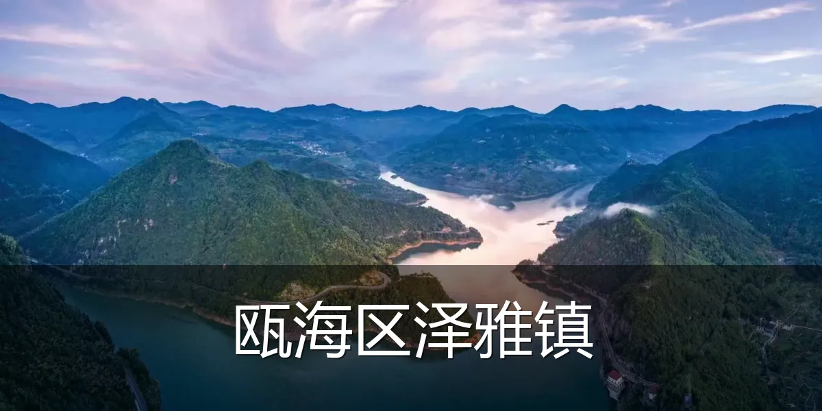 瓯海区泽雅镇